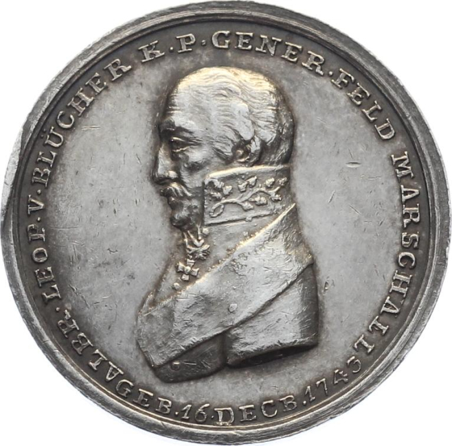 1813 SIEG A D KATZB - DAS BEFREITE SCHLESIEN - geb. 16. Dez. 1743 * ALBR. LEOP. VON BLÜCHER K.P.GENER. FELD MARSCHALL